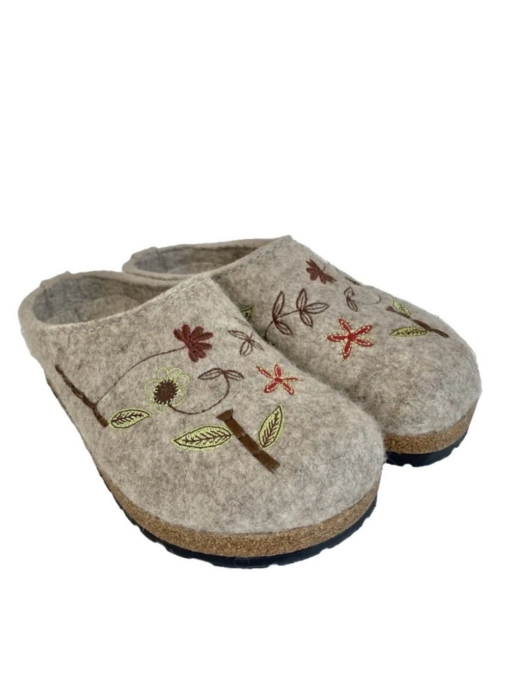 Haflinger Grizzly Wool Felt Clogs Women’s 36